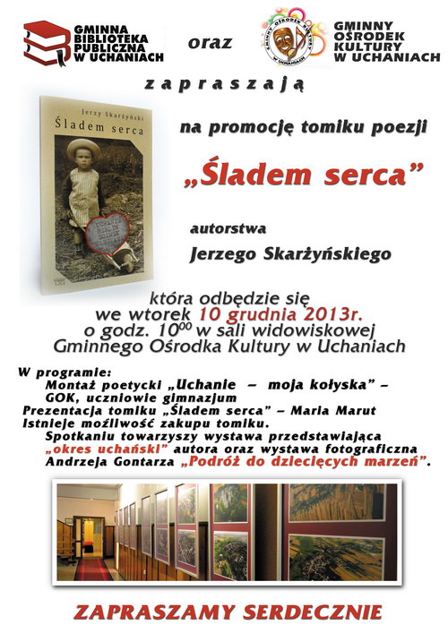 Promocja tomiku poezji autorstwa Pana Jerzego Skarżyńskiego