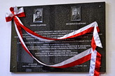 Odsłonięcie tablicy pamiątkowej poświęconej braciom Gajewskim - 18 października 2016 roku